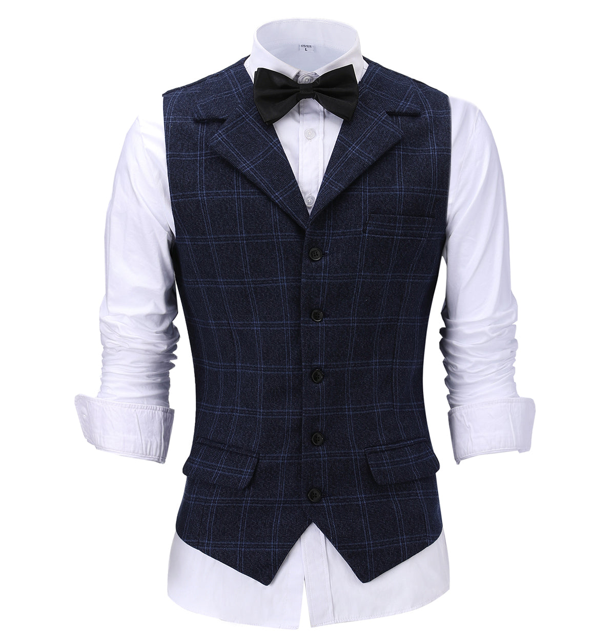 Plaid Notch Lapel 3 Pieces Men's Suit