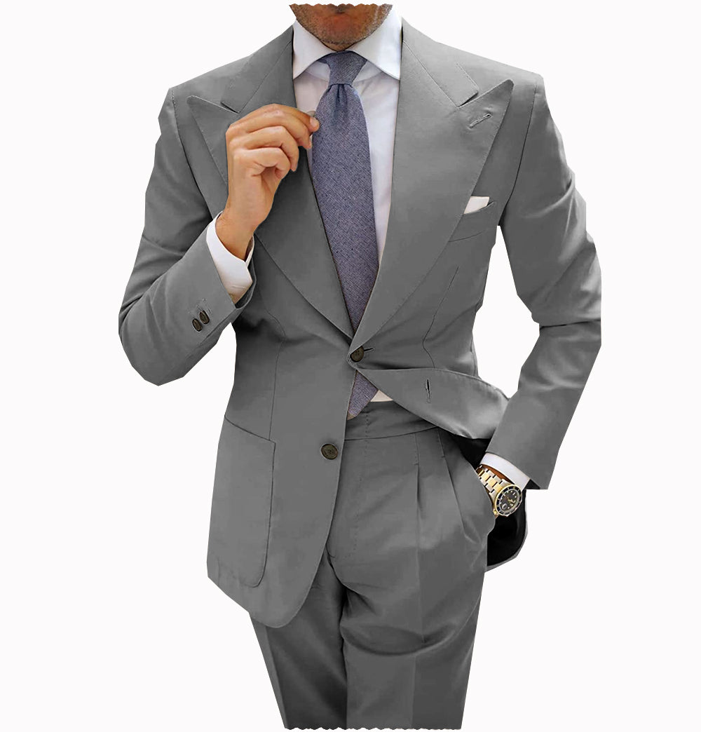 Men's Formal 2 Piece Single Breasted Suit