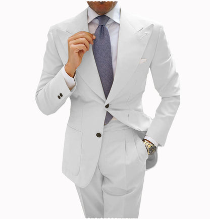 Men's Formal 2 Piece Single Breasted Suit