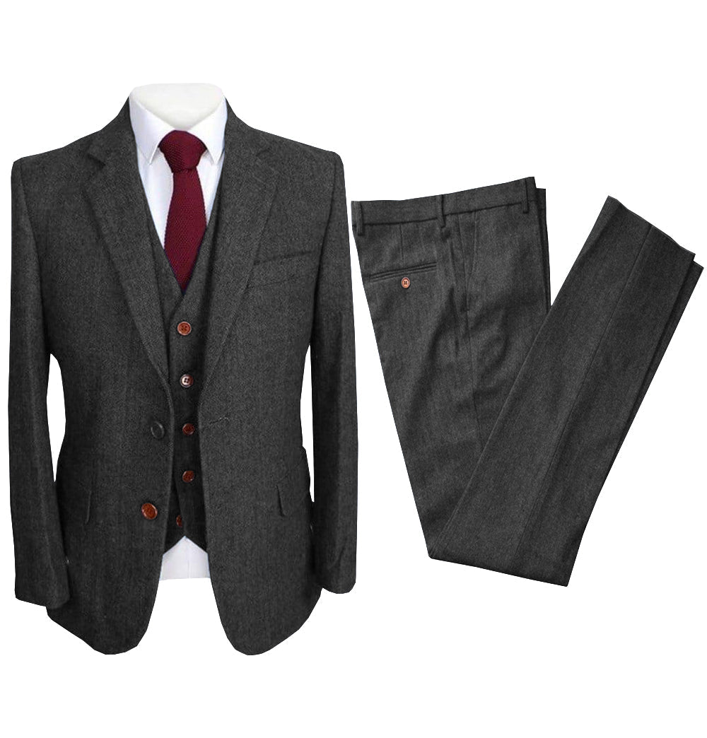 3 Pieces Men's Business Suit