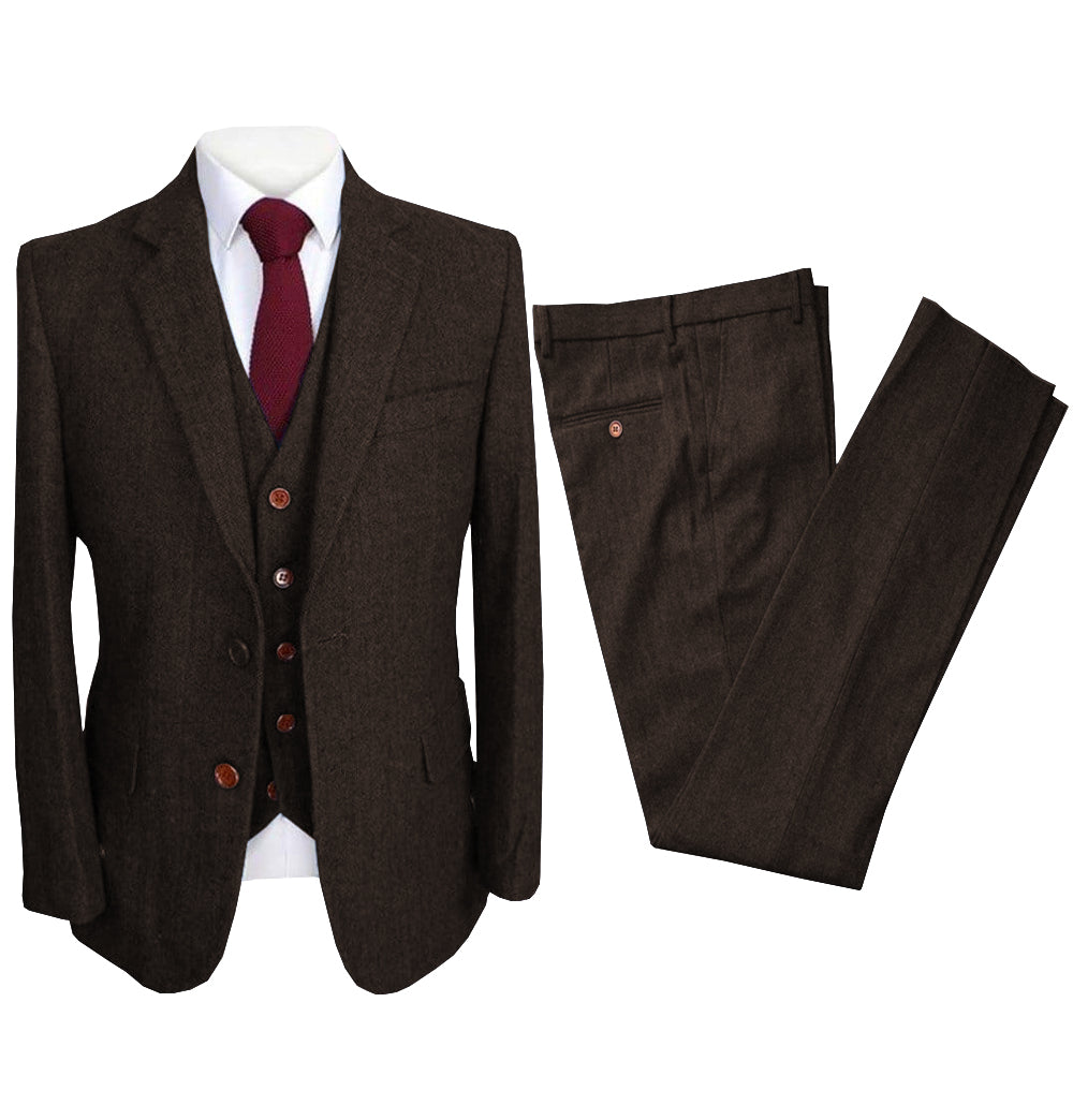 3 Pieces Men's Business Suit