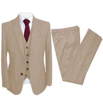 3 Pieces Men's Business Suit