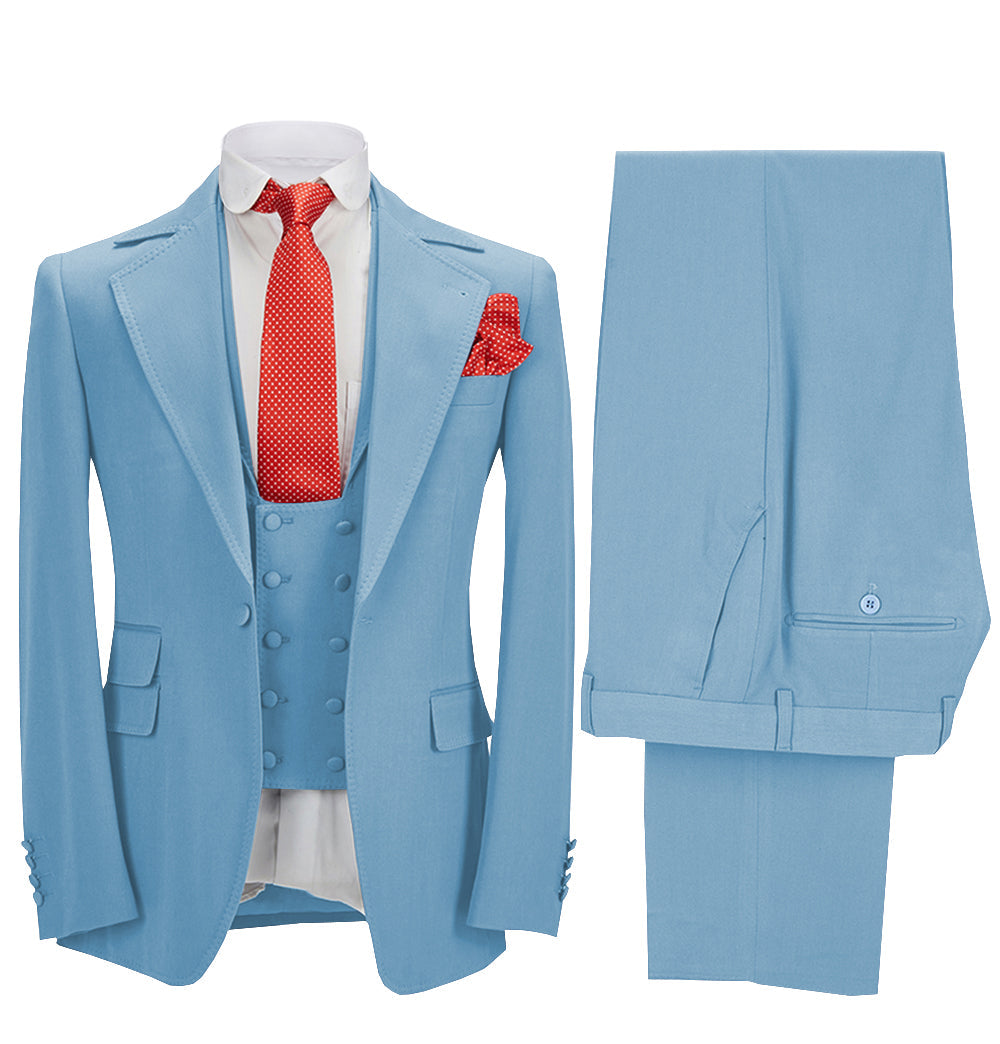 3 Pieces Business Men's Suit