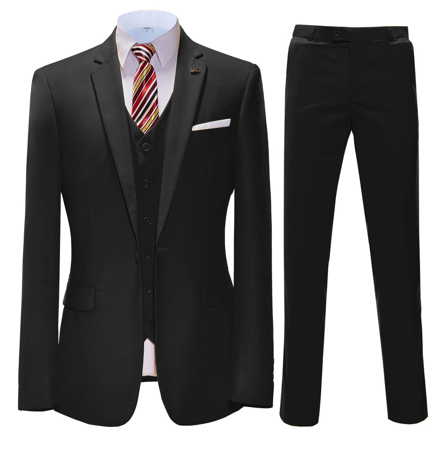 3 Pieces Men's Business Slim Fit Suit