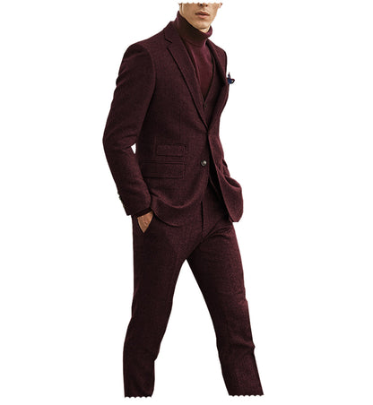 3 Pieces Mens Formal Suit