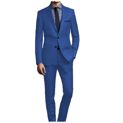 Men Suit 2 Pieces Notch Lapel Single Breasted Suit