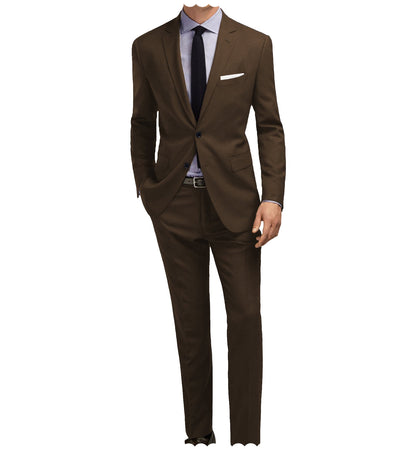 Men Suit 2 Pieces Single Breasted Jacket