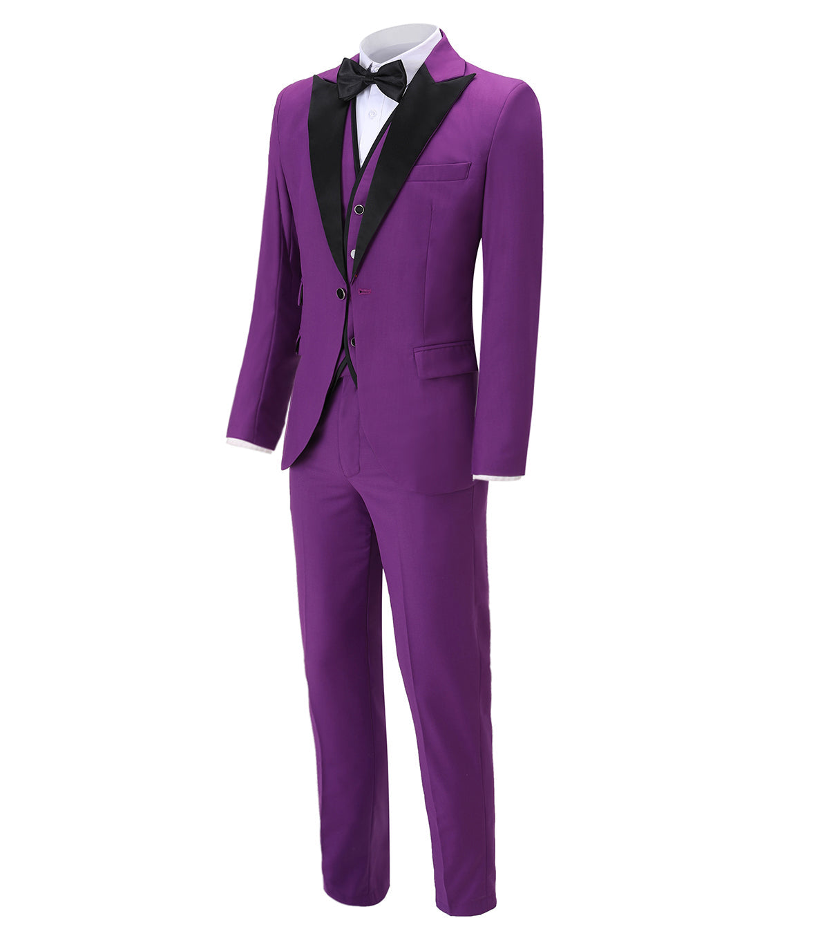 Peak Lapel 3 Pieces Men's Wedding Suit